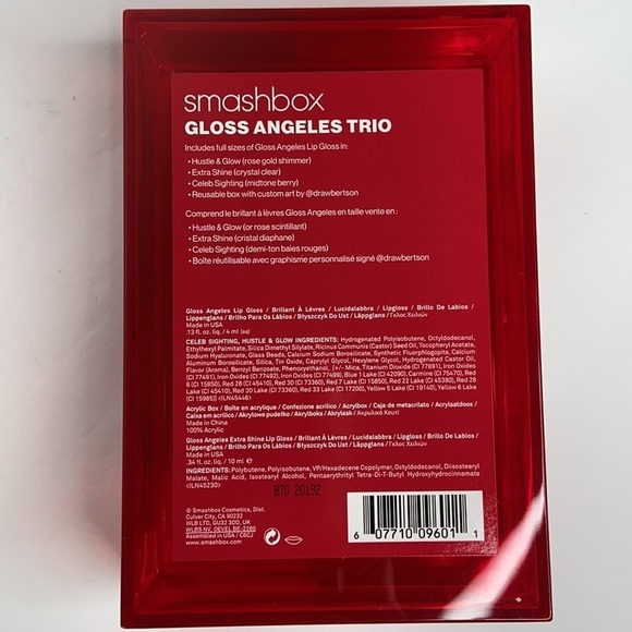 SMASHBOX Gloss Angeles Trio Full Size Lip 3 PC Set NEW - Picture 3 of 4